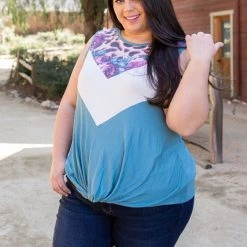 Boutique Simplified Divine Intervention Sleeveless Top