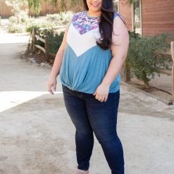 Boutique Simplified Divine Intervention Sleeveless Top