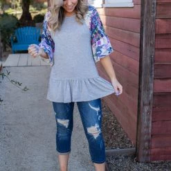 Boutique Simplified Believe In Yourself Ruffle Sleeve Top Tops 11 Boutique Simplified Believe In Yourself Ruffle Sleeve Top Tops