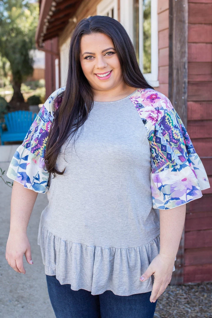 Boutique Simplified Believe In Yourself Ruffle Sleeve Top Tops 2 Boutique Simplified Believe In Yourself Ruffle Sleeve Top Tops