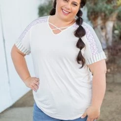Boutique Simplified Tops Be My Baby Short Sleeve Top