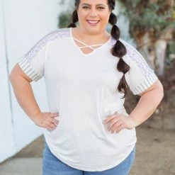 Boutique Simplified Tops Be My Baby Short Sleeve Top