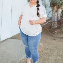Boutique Simplified Tops Be My Baby Short Sleeve Top