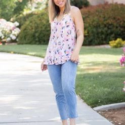 Boutique Simplified Spots Of Neon Ruffled Tank Tops 14 Boutique Simplified Spots Of Neon Ruffled Tank Tops
