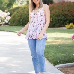 Boutique Simplified Spots Of Neon Ruffled Tank Tops 15 Boutique Simplified Spots Of Neon Ruffled Tank Tops