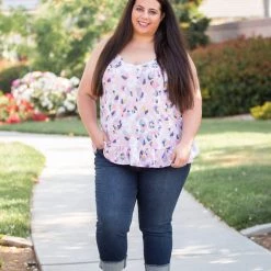 Boutique Simplified Spots Of Neon Ruffled Tank Tops 18 Boutique Simplified Spots Of Neon Ruffled Tank Tops
