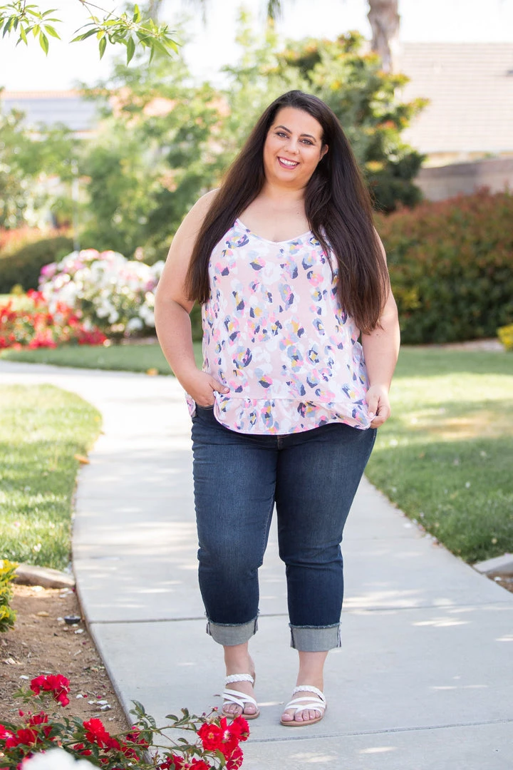 Boutique Simplified Spots Of Neon Ruffled Tank Tops 10 Boutique Simplified Spots Of Neon Ruffled Tank Tops