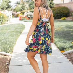 Boutique Simplified Raspberry Lemonade Summer Dress Dresses