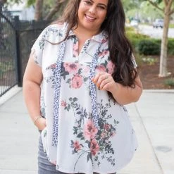 Boutique Simplified Tops Blissful Designs Short Sleeve Hoodie