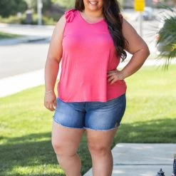 Boutique Simplified Added Touch Sleeveless Top