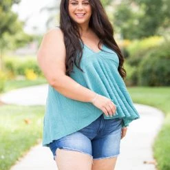 Boutique Simplified Tops My Teal Empire Sweater Tank 14 Boutique Simplified Tops My Teal Empire Sweater Tank