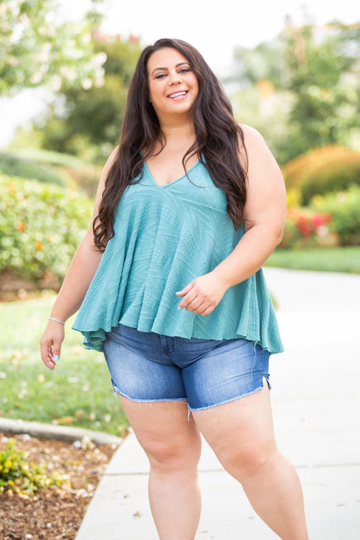 Boutique Simplified Tops My Teal Empire Sweater Tank 7 Boutique Simplified Tops My Teal Empire Sweater Tank