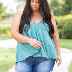 Boutique Simplified Tops My Teal Empire Sweater Tank 16 Boutique Simplified Tops My Teal Empire Sweater Tank