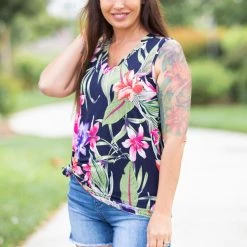 Boutique Simplified Pura Vida Sleeveless Top Tops 12 Boutique Simplified Pura Vida Sleeveless Top Tops