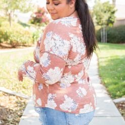 Boutique Simplified Tops Rustic Floral Long Sleeve Top 15 Boutique Simplified Tops Rustic Floral Long Sleeve Top