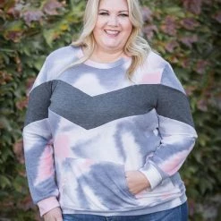 Boutique Simplified Smokey Rose Pullover
