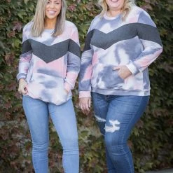 Boutique Simplified Smokey Rose Pullover