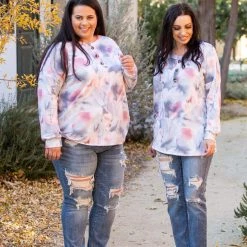 Boutique Simplified Angelic Vibes Long Sleeve Top