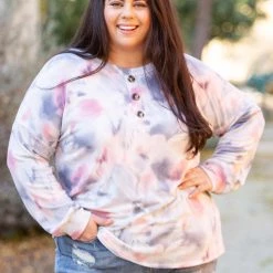 Boutique Simplified Angelic Vibes Long Sleeve Top