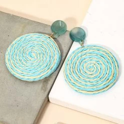 Boutique Simplified Hypnotized Spiral Earrings Jewelry