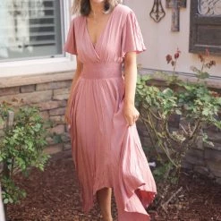 Boutique Simplified Dresses Classy And Sassy Handkerchief Dress - In Stock