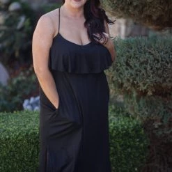 Boutique Simplified Unleash Your Beauty - Black Maxi - In Stock Dresses