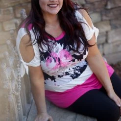 Boutique Simplified Tops Immense Joy Colorblock