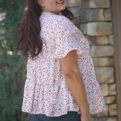 Boutique Simplified Tops Speckled With Love Babydoll 8 Boutique Simplified Tops Speckled With Love Babydoll