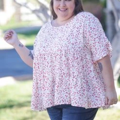 Boutique Simplified Tops Speckled With Love Babydoll 9 Boutique Simplified Tops Speckled With Love Babydoll
