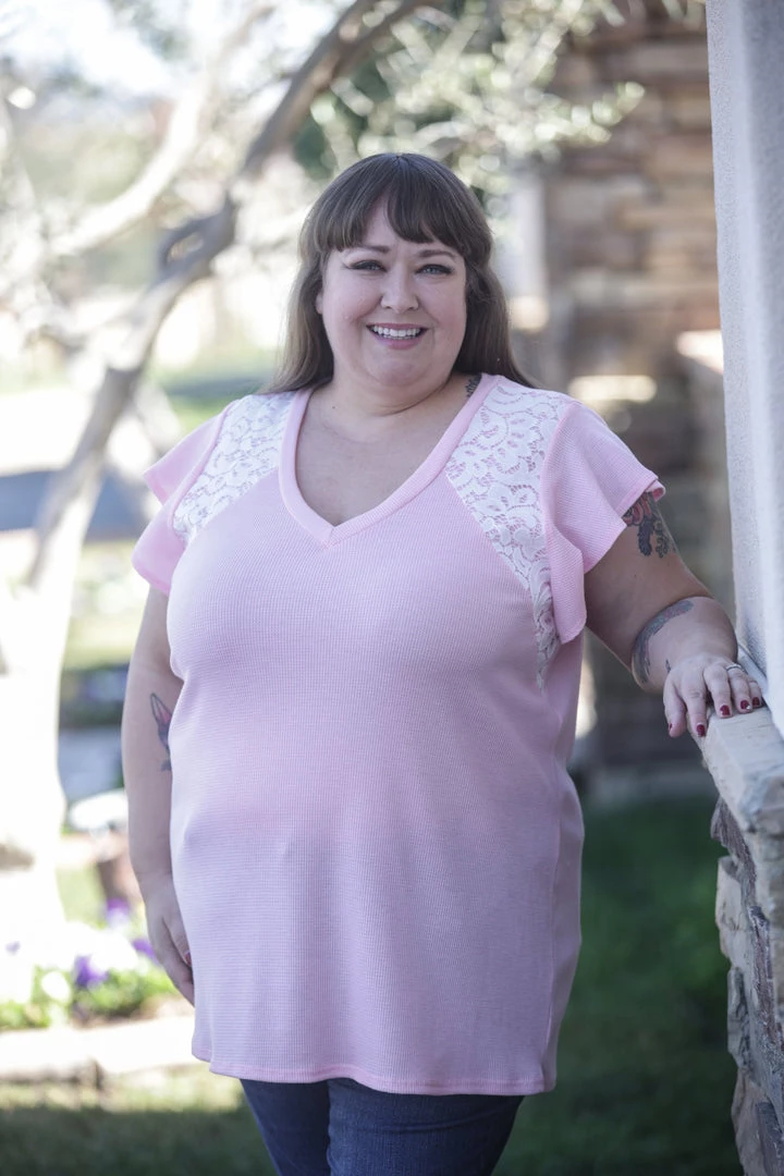 Boutique Simplified Vision Of Love Blush Flutter Sleeve 3 Boutique Simplified Vision Of Love Blush Flutter Sleeve