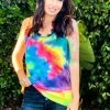 Boutique Simplified 80's Remix Tie Dye Tank