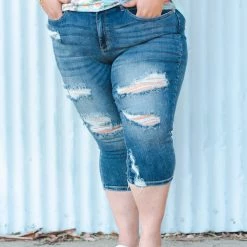 Boutique Simplified Bottoms My Best Life Judy Blue Capris