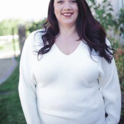 Boutique Simplified Glacier Solid Knit Sweater Tops 9 Boutique Simplified Glacier Solid Knit Sweater Tops