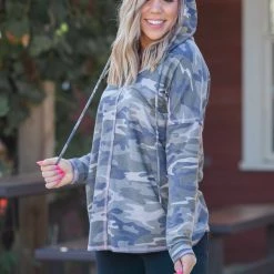 Boutique Simplified Best Camo Hoodie In Town
