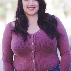 Boutique Simplified Plum Crazy Bodysuit