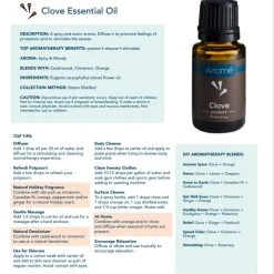 Posh Novi Sales Store 36 Airome Cozy Home Life 100% Pure Essential Oil - Clove