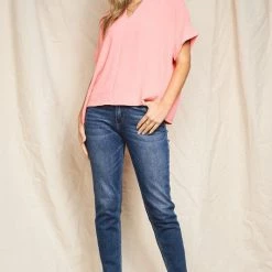 Charlotte Avery Tops V-neck Blouse