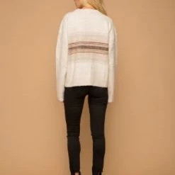 Hem & Thread Stripe Color Mix Sweater Tops