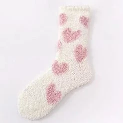 Beauty Stash Cozy Heart Socks Accessories