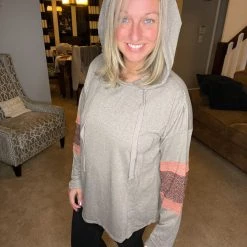 Easel Tops Embroidered Hoody