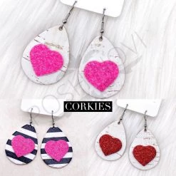 Southern Charm Trading Heart Earrings Accessories