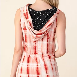 Boutique Simplified Star Gazing Hooded Tank