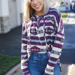 Boutique Simplified The Beth Long Sleeve Pullover Tops