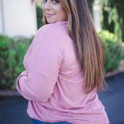 Boutique Simplified Tops Total Sweetheart Long Sleeve Top