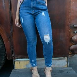 Boutique Simplified Like A Glove Skinnies Bottoms