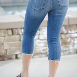 Boutique Simplified Patched To Perfection Judy Blue Capris