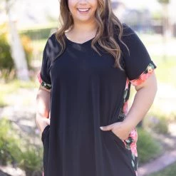 Boutique Simplified Dresses Double Take Short Sleeve Dress