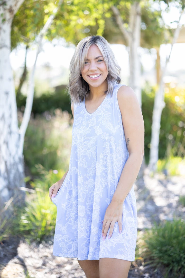 Boutique Simplified Softly Spoken Swing Dress 1 Boutique Simplified Softly Spoken Swing Dress