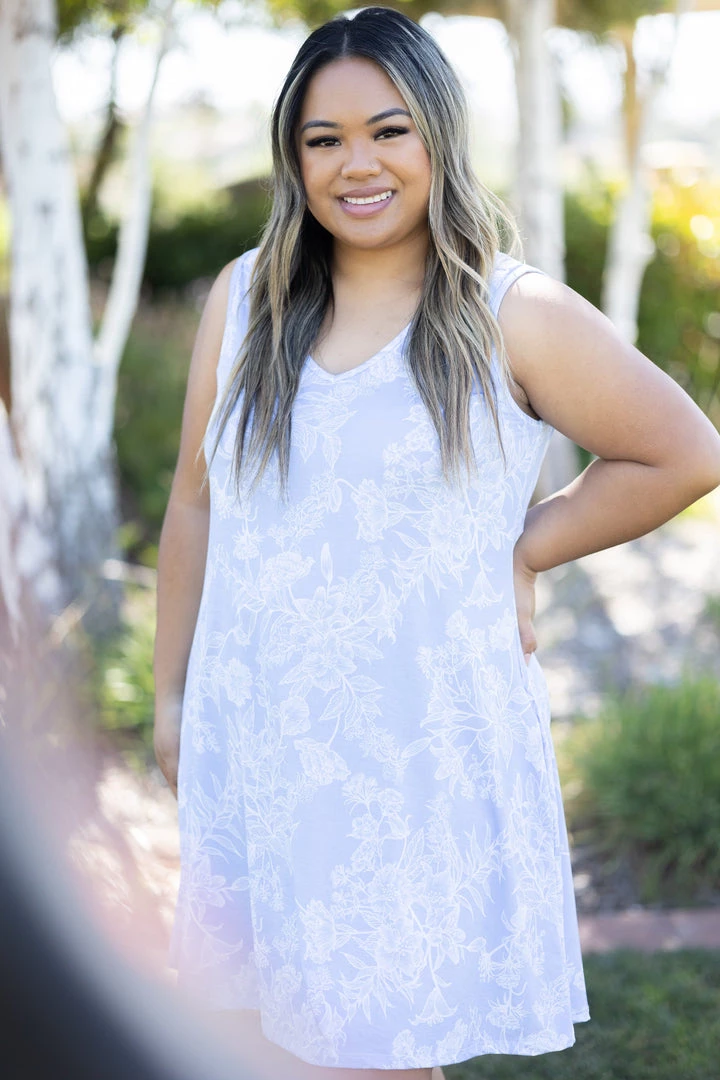 Boutique Simplified Softly Spoken Swing Dress 7 Boutique Simplified Softly Spoken Swing Dress