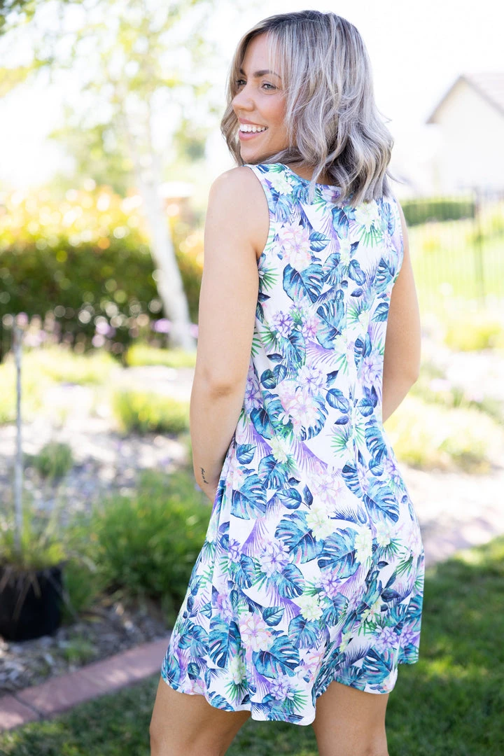 Boutique Simplified Paradise In The Tropics Swing Dress 3 Boutique Simplified Paradise In The Tropics Swing Dress
